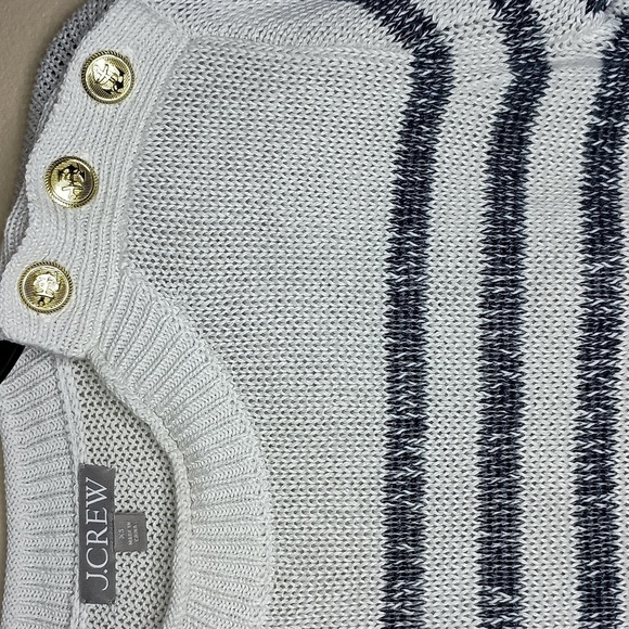 J Crew Relaxed Linen-Blend Beach Sweater - Picture 2 of 5